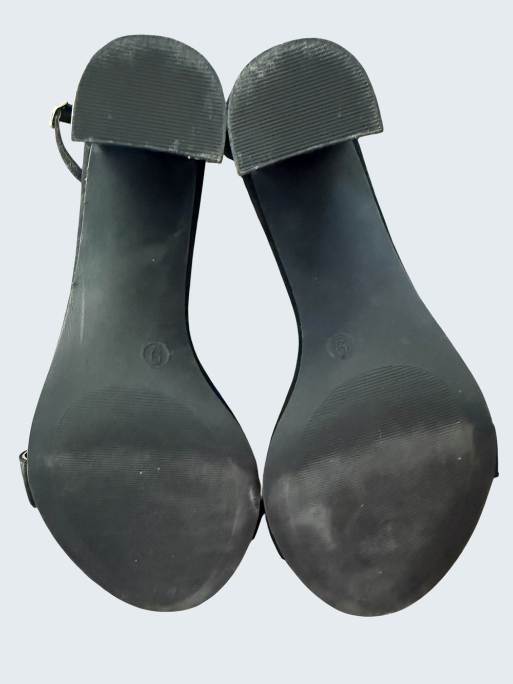 Lulu's Black Suede Ankle-Strap Block Heels - Picture 5 of 5